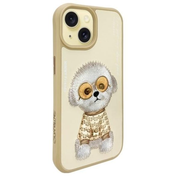 Nimmy Glasses Cool Dog tok iPhone 15 - bézs