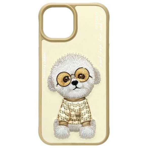 Nimmy Glasses Cool Dog tok iPhone 15 - bézs