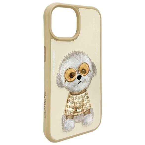 Nimmy Glasses Cool Dog tok iPhone 15 - bézs