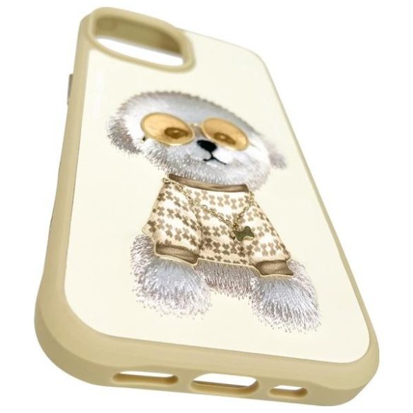 Nimmy Glasses Cool Dog tok iPhone 15 - bézs