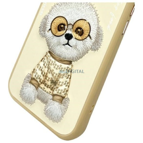 Nimmy Glasses Cool Dog tok iPhone 15 - bézs