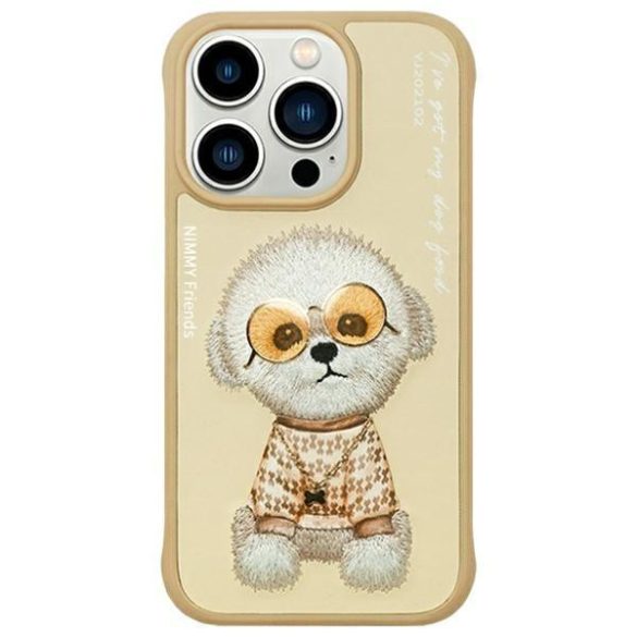 Nimmy Glasses Cool Dog tok iPhone 15 Pro - bézs