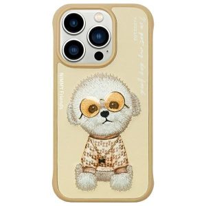 Nimmy Glasses Cool Dog tok iPhone 15 Pro Max - bézs