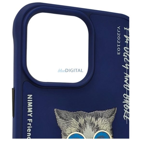 Nimmy Glasses Cool Cat tok iPhone 15 Pro - kék