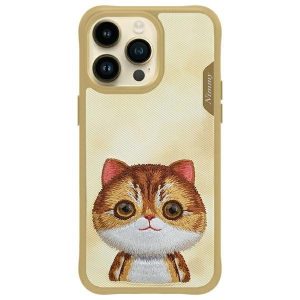 Nimmy Big Eyed Pet 2.0 Cat tok iPhone 15 Pro - bézs