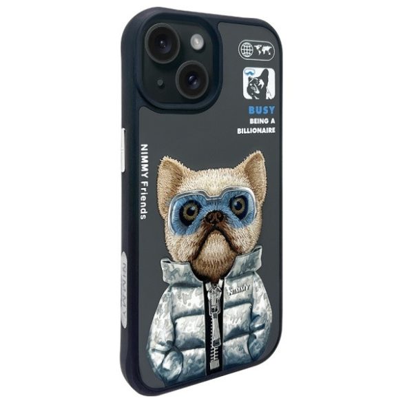 Nimmy Cool&Cute 2.0 Dog tok iPhone 15 - fekete