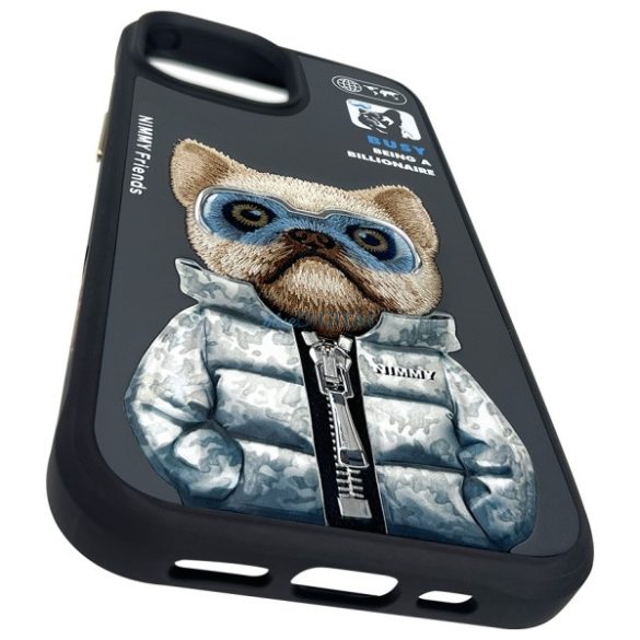 Nimmy Cool&Cute 2.0 Dog tok iPhone 15 - fekete