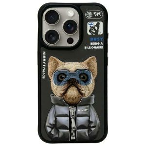 Nimmy Cool&Cute 2.0 Dog tok iPhone 15 Pro - fekete