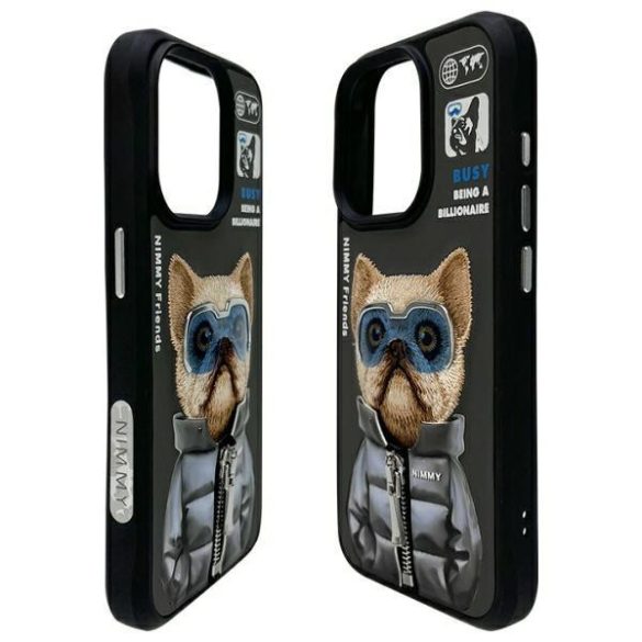 Nimmy Cool&Cute 2.0 Dog tok iPhone 15 Pro - fekete