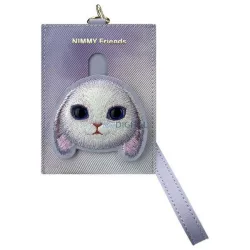 Nimmy kártyatartós, lila  Big Eyed Pet 2.0 Nyuszi