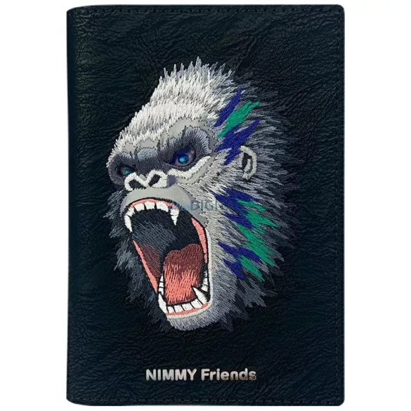 Útlevéltartó Nimmy pénztárcával Raptor    Gorilla fekete
