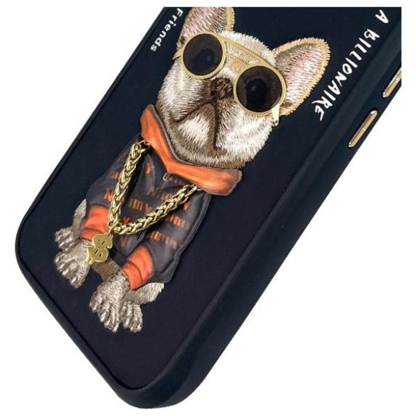 Nimmy Glasses Cool Dog tok iPhone 16 - fekete
