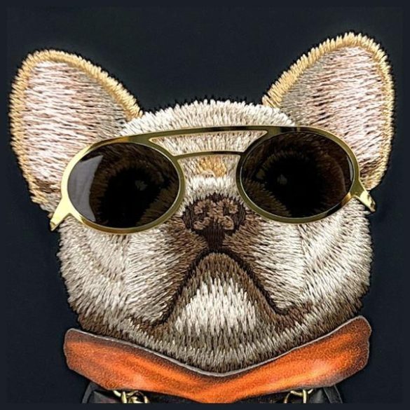 Nimmy Glasses Cool Dog tok iPhone 16 - fekete