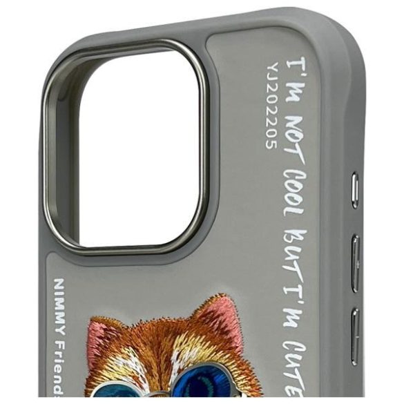 Nimmy Glasses Cool Cat tok iPhone 16 Pro Max - szürke