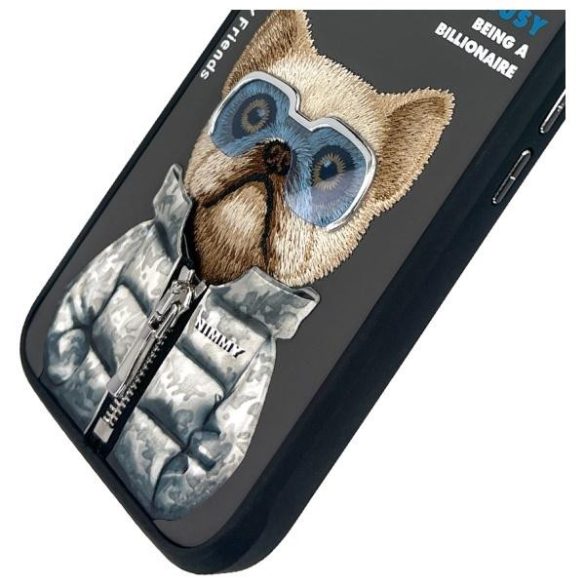 Nimmy Cool&Cute 2.0 Dog tok iPhone 16 - fekete