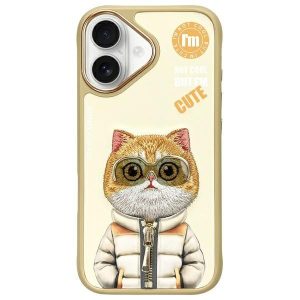 Nimmy Cool&Cute 2.0 Cat tok iPhone 16 - bézs