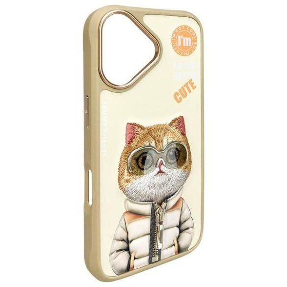 Nimmy Cool&Cute 2.0 Cat tok iPhone 16 - bézs