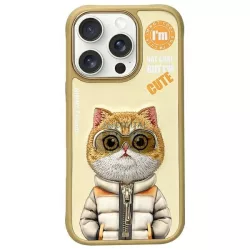 Nimmy Cool&Cute 2.0 Cat tok iPhone 16 Pro - bézs