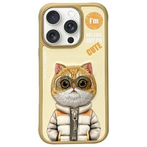 Nimmy Cool&Cute 2.0 Cat tok iPhone 16 Pro Max - bézs