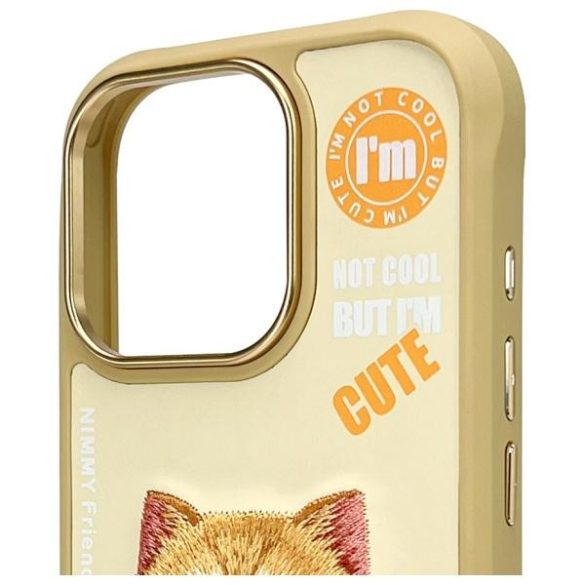 Nimmy Cool&Cute 2.0 Cat tok iPhone 16 Pro Max - bézs