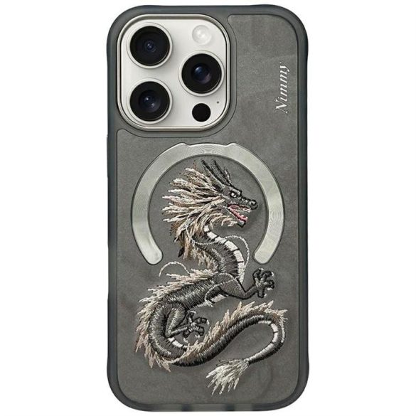 Nimmy Dragon MagSafe-kompatibilis tok iPhone 16 Pro - szürke