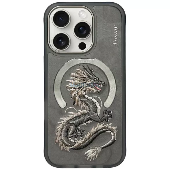 Nimmy Dragon MagSafe-kompatibilis tok iPhone 16 Pro - szürke