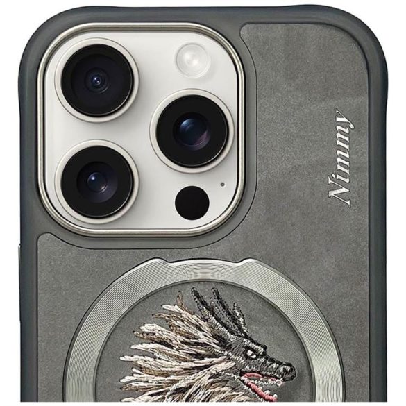 Nimmy Dragon MagSafe-kompatibilis tok iPhone 16 Pro - szürke