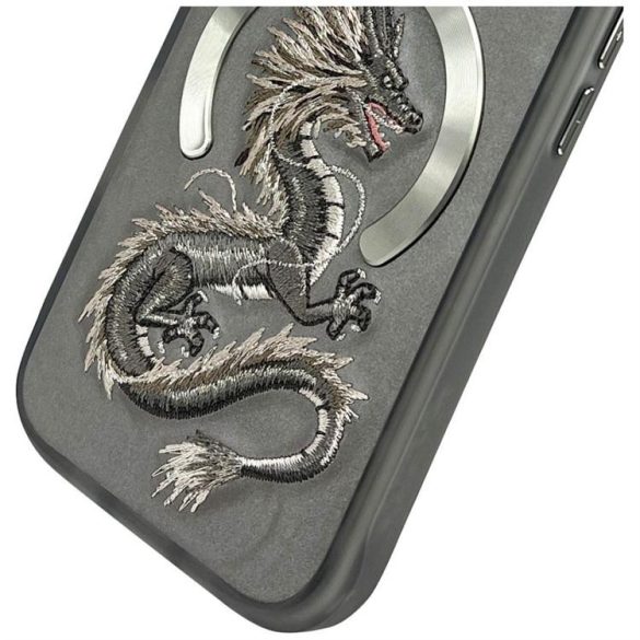 Nimmy Dragon MagSafe-kompatibilis tok iPhone 16 Pro - szürke
