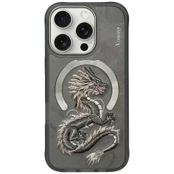   Nimmy Dragon MagSafe-kompatibilis tok iPhone 16 Pro Max - szürke