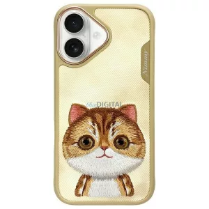 Nimmy Big Eyed Pet 2.0 Cat tok iPhone 16 - bézs