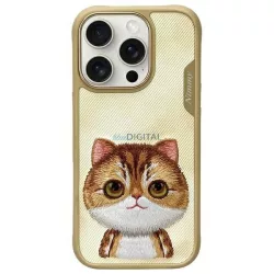 Nimmy Big Eyed Pet 2.0 Cat tok iPhone 16 Pro - bézs