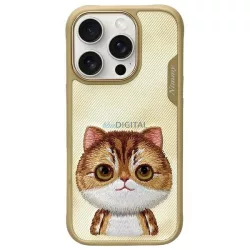 Nimmy Big Eyed Pet 2.0 Cat tok iPhone 16 Pro Max - bézs