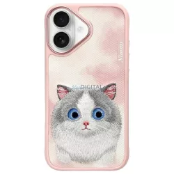 Nimmy Big Eyed Pet 2.0 Cat tok iPhone 16 - rózsaszín