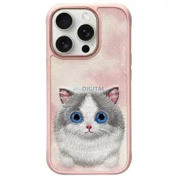   Nimmy Big Eyed Pet 2.0 Cat tok iPhone 16 Pro Max - rózsaszín