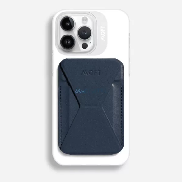 Moft X Mini öntapadós pénztárca és telefonállvány - sötétkék