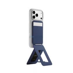   Moft Movas Snap Tripod MagSafe mágneses pénztárca és telefonállvány - sötétkék