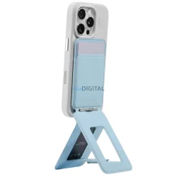   Moft Movas Tripod MagSafe mágneses telefonállvány pénztárcával - kék
