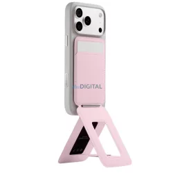   Moft Movas Tripod MagSafe mágneses telefonállvány pénztárcával - rózsaszín
