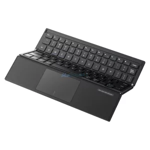 SODI ZO1T Tri-Fold vezeték nélküli Bluetooth billentyűzet touchpaddel - fekete