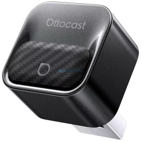 autós Bluetooth transmitter Ottocast CA525-T3 Mini Core CarPlay Bluetooth fekete