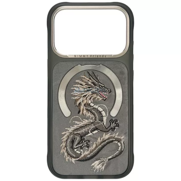 tok Nimmy mágneses Fantasy Animal MagSafe iPhone 18 Pro Max / 17 Pro Max szürke