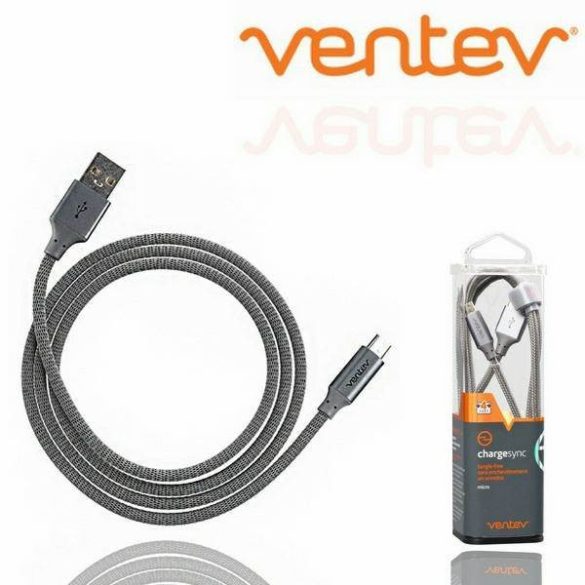 Kábel Ventev 1.2M USB-A/microUSB ezüst