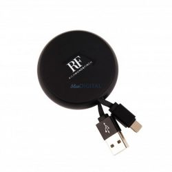 Richmond&Finch visszahúzható kábel USB-A - USB-C - fekete