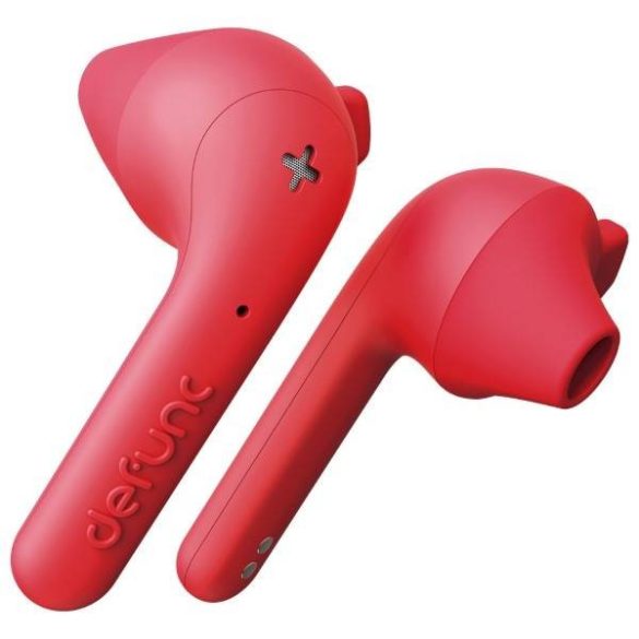 DeFunc Bluetooth fülhallgató 5.0 True Basic vezeték nélküli piros 71960