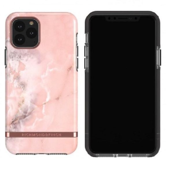 Richmond&Finch PinkMarble RoseGold Details tok iPhone 11 Pro - rózsaszín