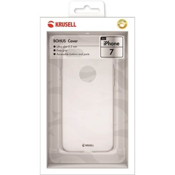 Krusell iPhone 7/8/SE 2020 / SE 2022 BohusCover szürke tok