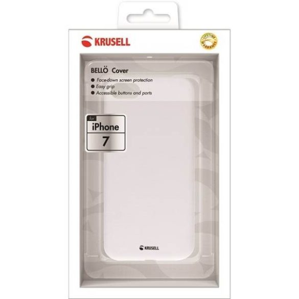 Krusell iPhone 7/8/SE 2020 / SE 2022 BelloCover fehér tok