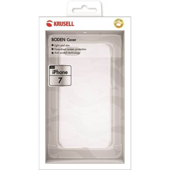 Krusell iPhone 7/8/SE 2020 / SE 2022 BodenCover fehér tok