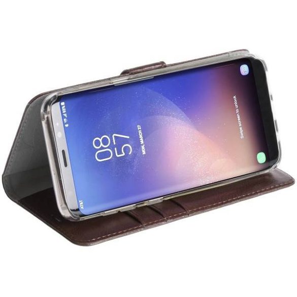 Krusell Samsung G955 S8 Plus 2 az 1-ben FlipWallet Ekero Coffe tok