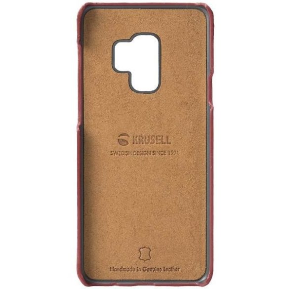 Krusell Samsung G960 S9 Sunne 2 Card Cover piros tok